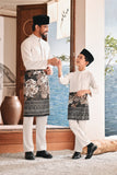 Baju Melayu Kids Luxury Bespoke Fit - Moonbeam