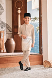 Baju Melayu Kids Luxury Bespoke Fit - Safari