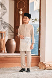 Baju Melayu Kids Luxury Bespoke Fit - Safari