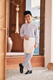 Baju Melayu Kids Luxury Bespoke Fit - Lavender Frost