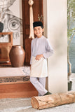 Baju Melayu Kids Luxury Bespoke Fit - Lavender Frost