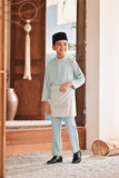 Baju Melayu Kids Luxury Bespoke Fit - Haze Mint