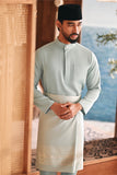 Baju Melayu Luxury Bespoke Fit - Haze Mint