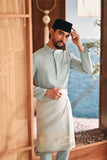 Baju Melayu Luxury Bespoke Fit - Haze Mint