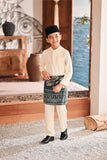 Baju Melayu Kids Luxury Bespoke Fit - Baby Yellow