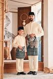 Baju Melayu Kids Luxury Bespoke Fit - Baby Yellow