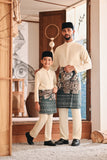 Baju Melayu Kids Luxury Bespoke Fit - Baby Yellow