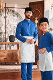 Baju Melayu Kids Luxury Bespoke Fit - Deep Water Blue