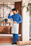 Baju Melayu Luxury Bespoke Fit - Deep Water Blue