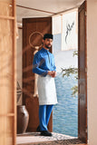 Baju Melayu Luxury Bespoke Fit - Deep Water Blue