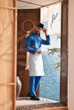 Baju Melayu Luxury Bespoke Fit - Deep Water Blue