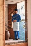 Baju Melayu Luxury Bespoke Fit - Deep Water Blue