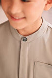 Baju Melayu Kids Luxury Bespoke Fit - Elephant Grey