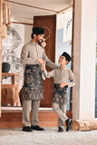 Baju Melayu Kids Luxury Bespoke Fit - Elephant Grey