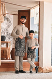 Baju Melayu Kids Luxury Bespoke Fit - Elephant Grey