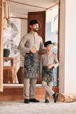 Baju Melayu Kids Luxury Bespoke Fit - Elephant Grey