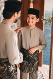 Baju Melayu Kids Luxury Bespoke Fit - Elephant Grey