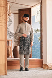 Baju Melayu Luxury Bespoke Fit - Elephant Grey