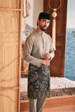 Baju Melayu Luxury Bespoke Fit - Elephant Grey