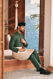 Baju Melayu Luxury Bespoke Fit - Bayou Green