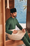 Baju Melayu Luxury Bespoke Fit - Bayou Green