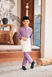 Baju Melayu Kids Luxury Bespoke Fit - Orchid