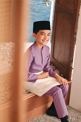 Baju Melayu Kids Luxury Bespoke Fit - Orchid