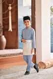 Baju Melayu Kids Luxury Bespoke Fit - Tempest Blue