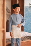 Baju Melayu Kids Luxury Bespoke Fit - Tempest Blue