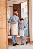 Baju Melayu Kids Luxury Bespoke Fit - Tempest Blue