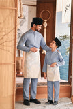 Baju Melayu Kids Luxury Bespoke Fit - Tempest Blue