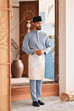 Baju Melayu Luxury Bespoke Fit - Tempest Blue