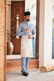 Baju Melayu Luxury Bespoke Fit - Tempest Blue