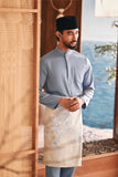 Baju Melayu Luxury Bespoke Fit - Tempest Blue