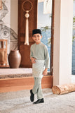 Baju Melayu Kids Luxury Bespoke Fit - Desert Sage