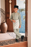 Baju Melayu Kids Luxury Bespoke Fit - Desert Sage