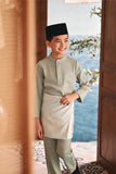 Baju Melayu Kids Luxury Bespoke Fit - Desert Sage