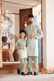 Baju Melayu Kids Luxury Bespoke Fit - Desert Sage