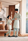 Baju Melayu Kids Luxury Bespoke Fit - Desert Sage