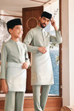 Baju Melayu Kids Luxury Bespoke Fit - Desert Sage