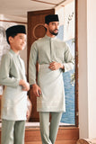 Baju Melayu Kids Luxury Bespoke Fit - Desert Sage