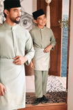 Baju Melayu Kids Luxury Bespoke Fit - Desert Sage