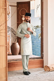 Baju Melayu Luxury Bespoke Fit - Desert Sage