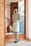 Baju Melayu Luxury Bespoke Fit - Desert Sage