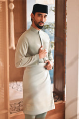 Baju Melayu Luxury Bespoke Fit - Desert Sage