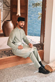 Baju Melayu Luxury Bespoke Fit - Desert Sage