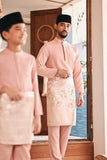 Baju Melayu Kids Luxury Bespoke Fit - Coral Cloud