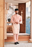 Baju Melayu Luxury Bespoke Fit - Coral Cloud