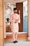 Baju Melayu Luxury Bespoke Fit - Coral Cloud