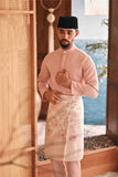 Baju Melayu Luxury Bespoke Fit - Coral Cloud